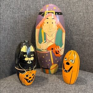 Halloween 7” Nesting Dolls Set of 3